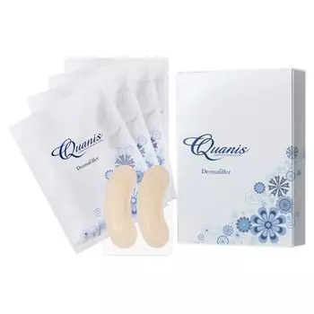 Quonis Dermal Filler 4 дозы штук x 4 иглы игольное ушко вокруг под губами унисекс гиалуроновая кислота [Официальный] (2 сумки) [Микроигольчатый пластырь, пластырь,