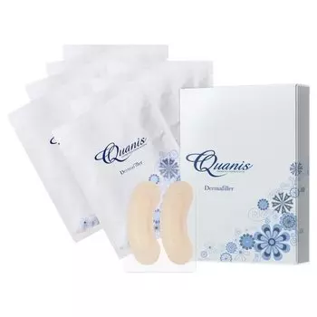 Quonis Dermal Filler 8 доз x 8 игл для ушей под ртом унисекс гиалуроновая кислота [Официальный] (2 сумки) [Микроигольчатый пластырь, пластырь, упаковка,