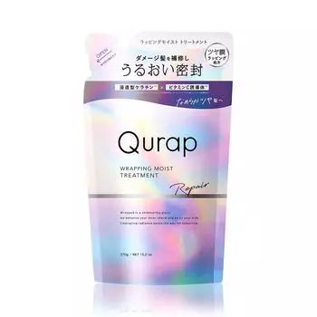 Qurap Treatment Refill Hair Treatment Уход за поврежденными волосами | [Увлажняющее обертывание]