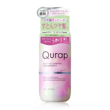 Qurap Treatment Уход за сильно поврежденными волосами [Обертывающий контроль] розовый