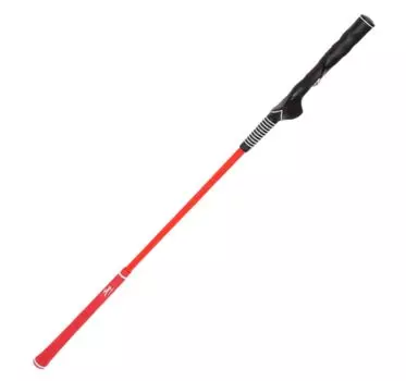 Quriest Оборудование для практики гольфа Тренажер для качелей Double Grip Junior Type для мужчин и женщин (Длинный красный) [Элемент]