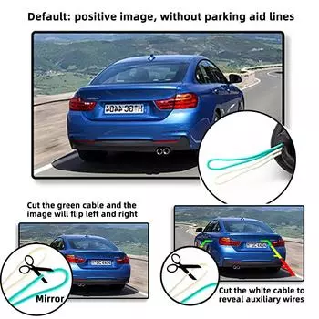 QXNY правая сторона заднего вида парковочная передняя резервная камера HD автомобильная передняя сторона заднего вида ночное видение водонепроницаемая для транспортного средства слева