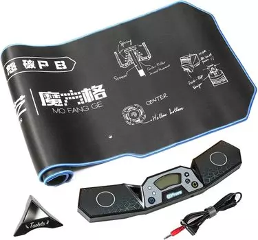 QY Speed Cube сенсорный дисплей с таймером 80 x 30 см, высокочувствительный кабель для подключения к данным для различных соревнований по кубикингу, таймер, таймер, коврик,