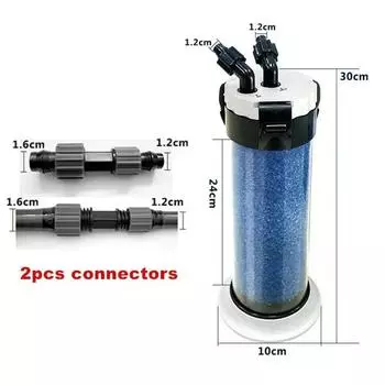 QZ30 Фильтр предварительной очистки для аквариума Фильтр для удаления примесей Фильтр для аквариума Очистка воды для аквариума Аксессуары и оборудование