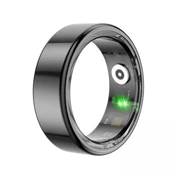 R02 Smart Ring IP68 и 5ATM Водонепроницаемый Трекер для Android для IOS (Черный 12)