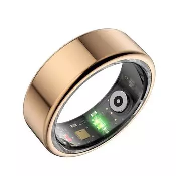 R02 Smart Ring IP68 и 5ATM Водонепроницаемый Трекер для Android для IOS (Золото 12)