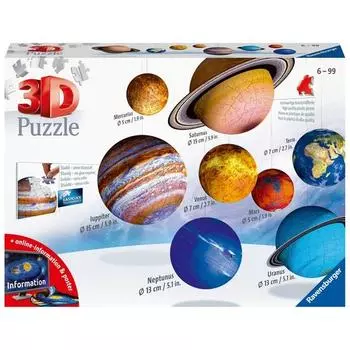 R116683 3D пазл Солнечная система 540 деталей 3d пазл Корея