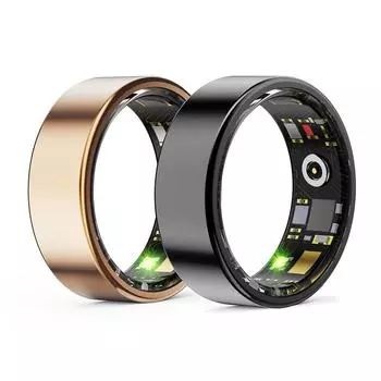 R11M Smart Ring Фитнес-кольцо Bluetooth-совместимое 5.0 Спортивное кольцо для здоровья 7 чёрный