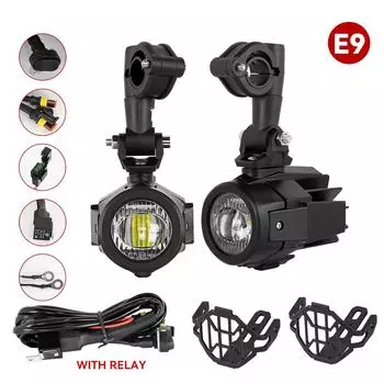 R1200GS 40W мотоциклетные светодиодные противотуманные фары вспомогательная сборка для BMW R1200GS F850GS F750GS F 850GS 750GS 1250GS GS LC Adventure