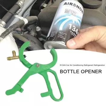 R12 Opening Valve R134A Refrigeration Bottle Opener Tap Valve Bottle Opener Car Accessory