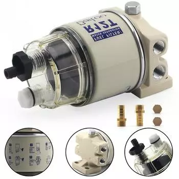 R12T навинчиваемый топливный фильтр-водоотделитель газонокосилка масляный двигатель лодка морской бензиновый генератор двигатели автомобильная часть