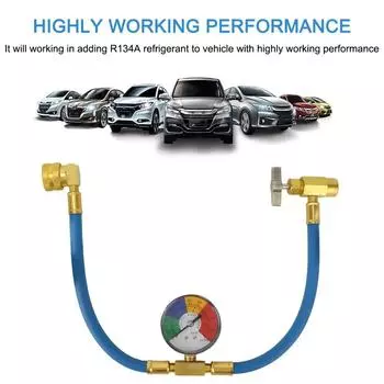 R134A Автомобильный хладагент для кондиционирования воздуха Refrigerante Открытый клапан Зарядная труба Фреоновый шланг для кондиционирования воздуха Инструменты