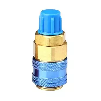 R134A Low High Auto Car Quick Coupler Connector Brass Adapters Car Air Conditioning Refrigerant