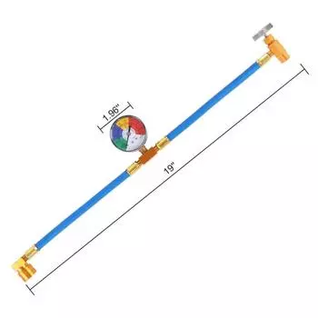 R134A Refrigerant Recharge Ac Air Kit Car Conditioning Hose Refill R12 Sealant For Con Gas Gauges 30Lb Charging Filler Lin T5B3