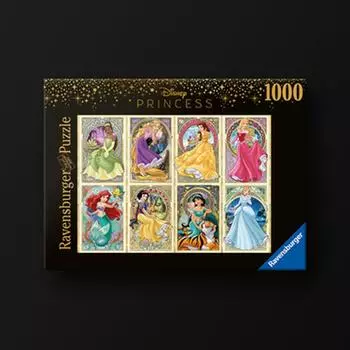 R165049_Disney Princess Art Nouveau_1000 pieces, popular Korean board game