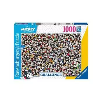 R167449 Пазл Challenge Mickey, 1000 деталей, разные цвета, детские игры, развивающие игрушки