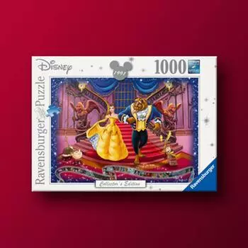 R197460_Disney Коллекционное издание: Красавица и чудовище_1000 деталей, популярная корейская настольная игра