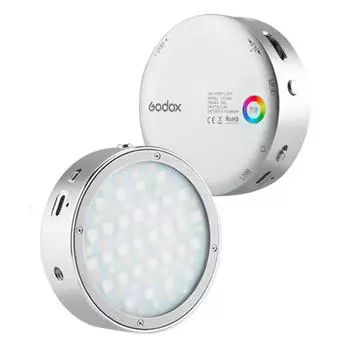 R1 Круглый мини-Креативный заполняющий светильник RGB для студийной видеосъемки со встроенной литиевой батареей CRI 98 TLCI 97