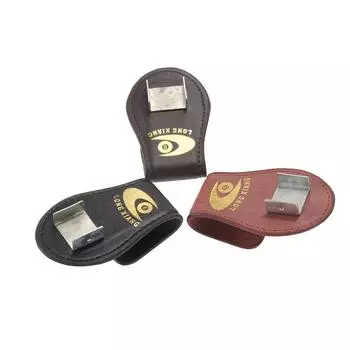 R1B1 бильярд аксессуары для снукера кожаный магнитный зажим для ремня держатель для мела Бесплатная доставка чёрный