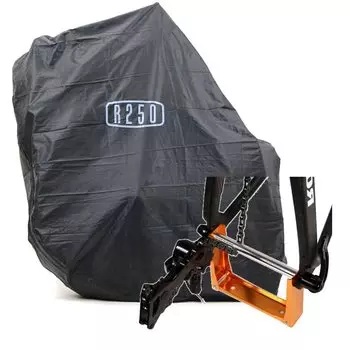 R250 Vertical Lightweight Bike Bag Includes End Frame Sprocket and Bike Transport Manual (R250) (Black) Fittings, Cover, Cover, чёрный