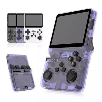 «R36S Портативная ретро-аркадная игровая консоль для двух игроков» Red