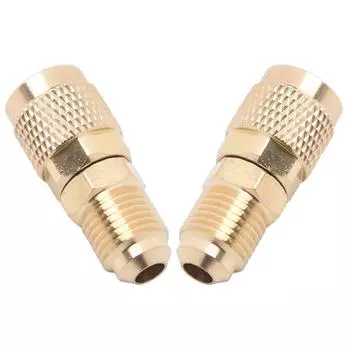 R410a Адаптер 5/16 SAE F Быстроразъемные соединения на 1/4 SAE M Раструб 5/16 SAE M на 1/4 SAE