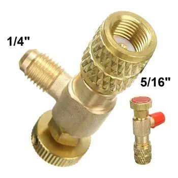 R410A Air Conditioning Charging Hose R32 Control Valve 1/4\ \ -5/16\ \