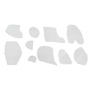 R # 10 шт. Практичная линейка для шитья Полезный шаблон линейки для лоскутного шитья для взрослых и детей 12inch