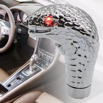 R-1192 Автомобильная ручка переключения передач в форме кобры, хорошо подходящая светодиодная шестерня из АБС-пластика Blue Light