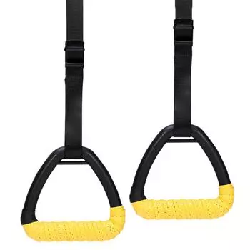 R # Гимнастические кольца Нескользящие кольца для упражнений на подтягивание для домашнего тренажерного зала для тренировок всего тела 2M