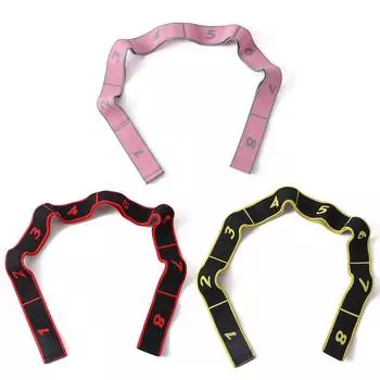 R# Эспандеры для растягивания с 8 номерами Ленты для йоги для пилатеса розовый