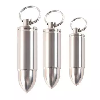 R # мини-брелок для таблеток, титановая бутылка для таблеток, водонепроницаемая таблетка для путешествий, содержит M