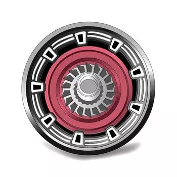 R-STYLE Gunpla и т.д.. Для увеличения скидок на пластиковые модели Тонкий металлический Верньер (3 части), набор из 2 (Черный металлик x красный)