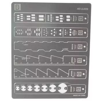R-STYLE модель пистолета-пулемета или робота в масштабе и т. д.. Для улучшения деталей нержавеющая сталь травление sujibori направляющие детали набор (типC)