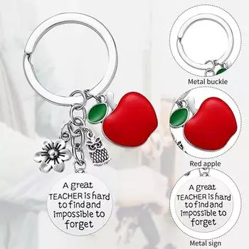 R# Учитель Брелок Благодарность Подарок для Женщин День Рождения День Святого Валентина (5)
