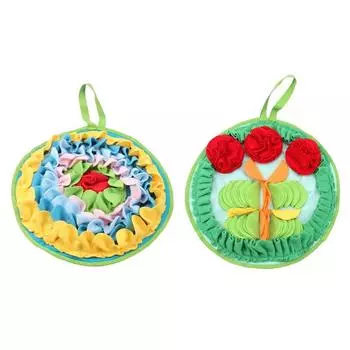 Rabbit Hay Dispensing Snuffle Toy Stuffed Chew Toys for Hamster Teething Soft Cute Bunny Blanket for Small Medium Rabbit