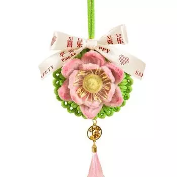 Rabbit Mid Autumn Festival Decoration Plush Material Car Accessories DIY Material Auto Accessories Style 4