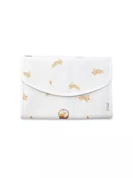 Rabbit pattern mother and child notebook case M PWGG241699 OWHT [Gelato Pique] Women s