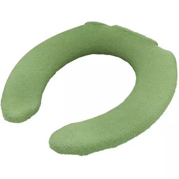 Rabbit texture toilet seat cover green U-shaped
