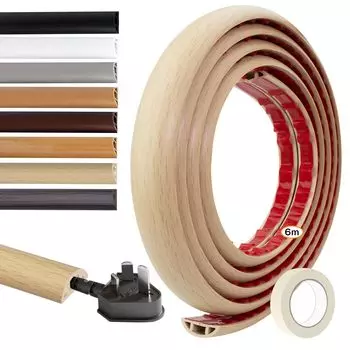 Rabieru Напольный чехол для шнура, чехол для кабеля, скрытый на полу, чехол для скрытого провода, защитный чехол для шнура, защитный чехол для кабеля, защитный чехол для кабеля в торговом центре. В комплекте