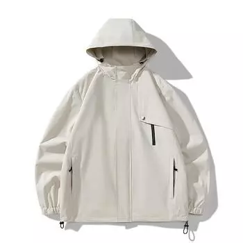 Рабочая куртка мужская весенняя американская повседневная куртка для тренера весенне-осенний стиль для мальчиков модная брендовая красивая функциональная куртка M бежевый