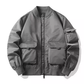 Рабочая куртка Осенне-зимнее пальто Куртка-бомбер Мужская летная куртка M