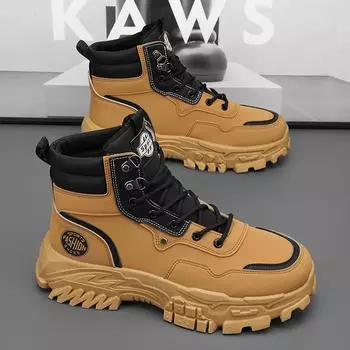 Рабочая обувь Мужские ботильоны Повседневные кроссовки Мужская обувь Платье Booty Мужские коричневые ботинки Натуральная кожа Мужские мотоциклетные ботинки Мужские 41