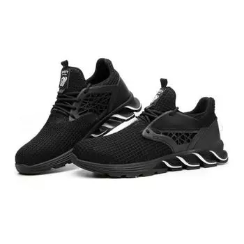 Рабочая обувь Повседневная мужская легкая дышащая защитная обувь Женская защитная обувь 36