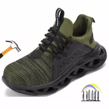 Рабочая обувь с защитой. Защитная рабочая обувь. Защитная рабочая обувь с защитой от проколов для женщин. Легкая рабочая обувь для мужчин. 36