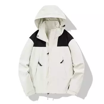 Рабочая одежда с капюшоном для мужчин и женщин, одинаковая весенне-осенняя тонкая куртка для пары, большой размер, ветрозащитная одежда для альпинизма XS