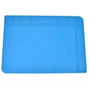 Рабочая станция для ремонта термостойких силиконовых ковриков для обслуживания компьютеров и телефонов