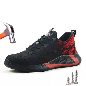Рабочая защитная обувь Мужская легкая неразрушимая рабочая обувь Женская защитная обувь со стальным носком Защитные ботинки 38