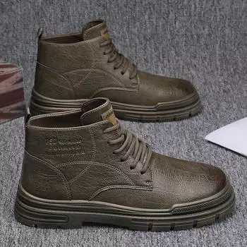 Рабочая защитная обувь, мужские ботинки martin, неразрушимая рабочая обувь, мужские зимние ботинки, защитная обувь со стальным носком, мужские защитные ботинки 44 кофейный
