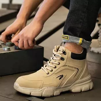 Рабочая защитная обувь, мужские защитные ботинки, противоударная, противоударная рабочая обувь, кроссовки, обувь со стальным носком, мужская рабочая обувь, неразрушимая обувь 47